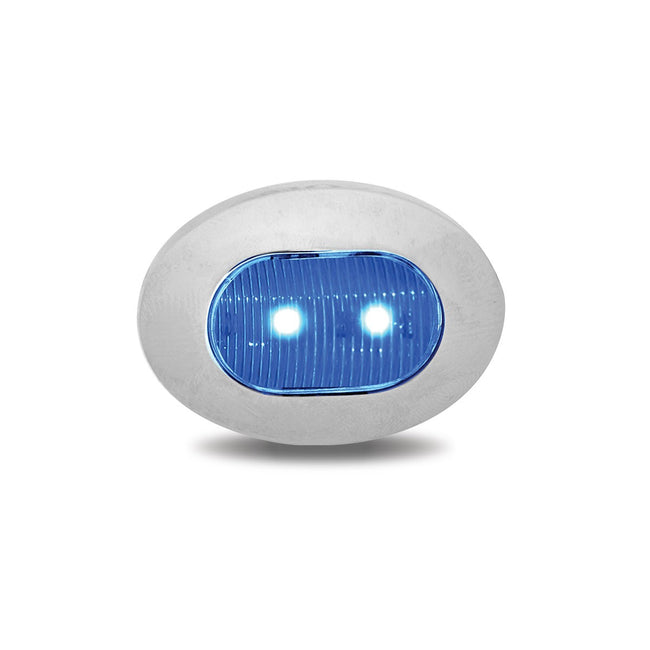 TRUX MINI OVAL RED AND AUXILIARY COLOR LED LIGHT