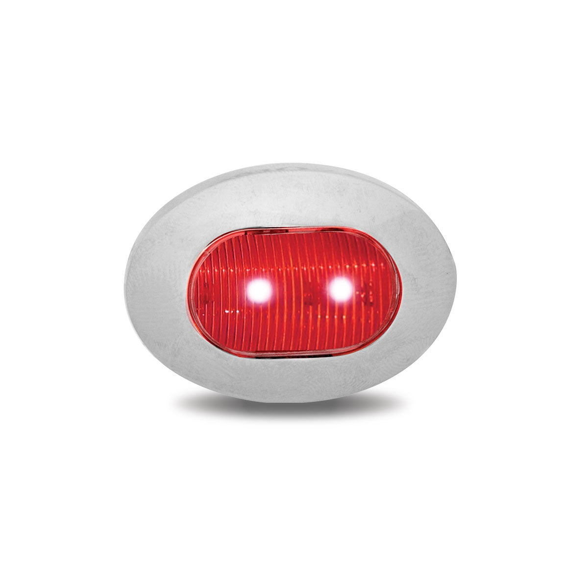 TRUX MINI OVAL RED AND AUXILIARY COLOR LED LIGHT