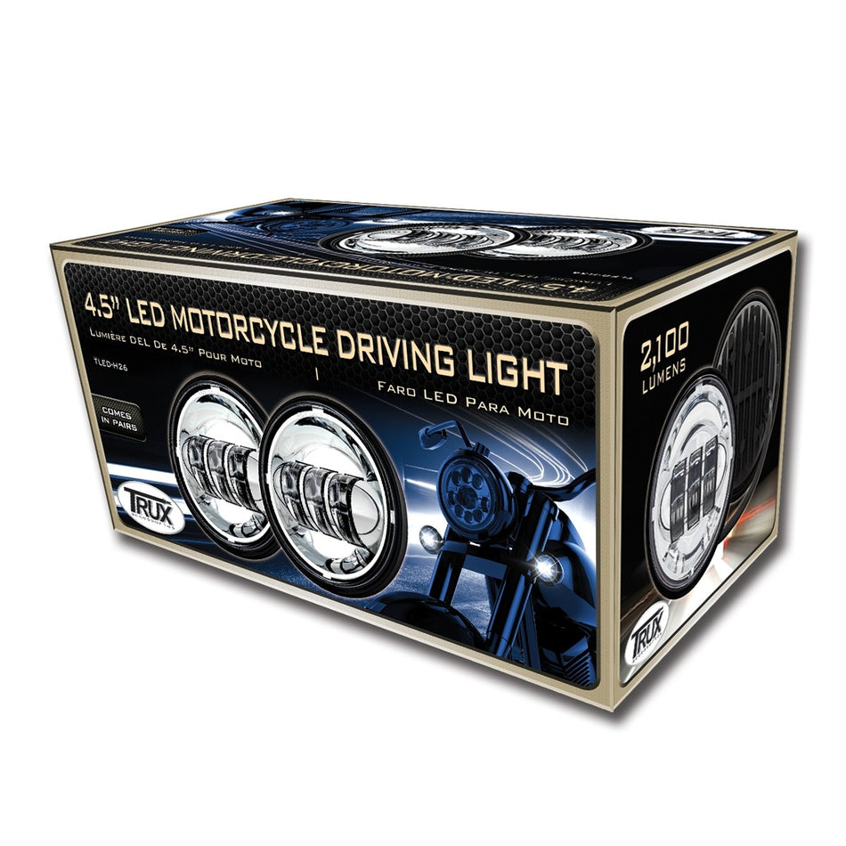Trux 4.5" MOTORCYCLE LED FOG LIGHTS