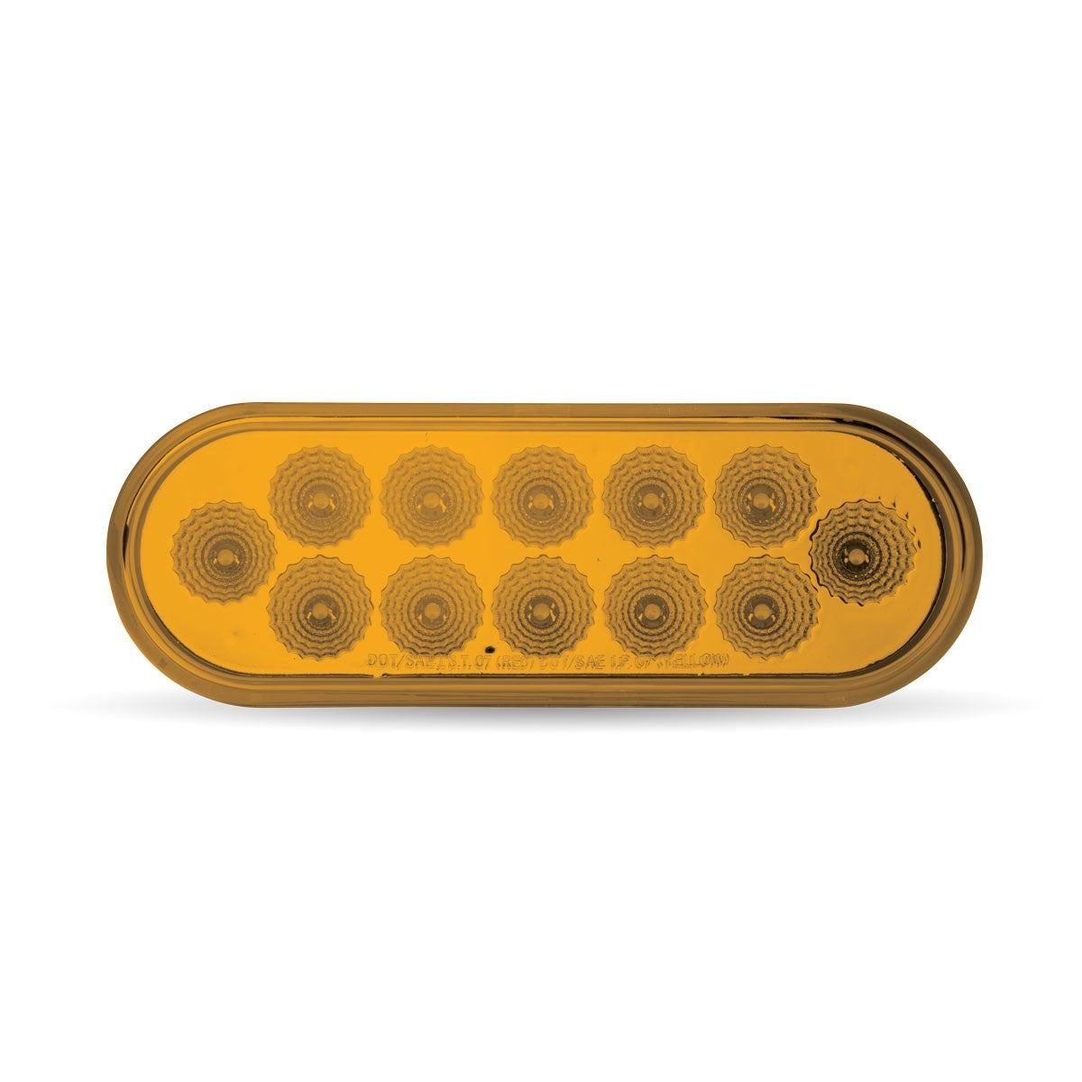 OVAL AMBER STOP, TURN, TAIL LED- O12A