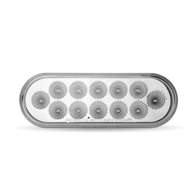Oval Dual Revolution Stop, Turn And Tail Light To Amber Strobe Light- OX60RAS